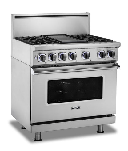 VIKING VDR73626BPW 36" Dual Fuel Range - VDR7362 Viking 7 Series White - VDR73626BPW