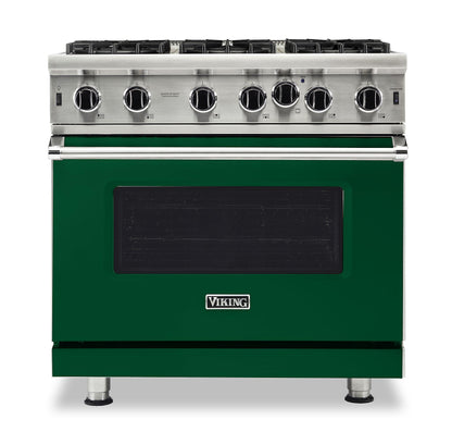VIKING 36" Open Burner Gas Range Viking 5 Series Green - VGIC53626BIV