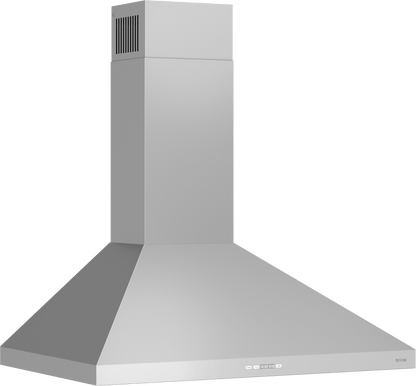 ZEPHYR Brisas Traditional Pyramid Wall, 30" SS, ACT, LED in Stainless Steel - BVEE30CS