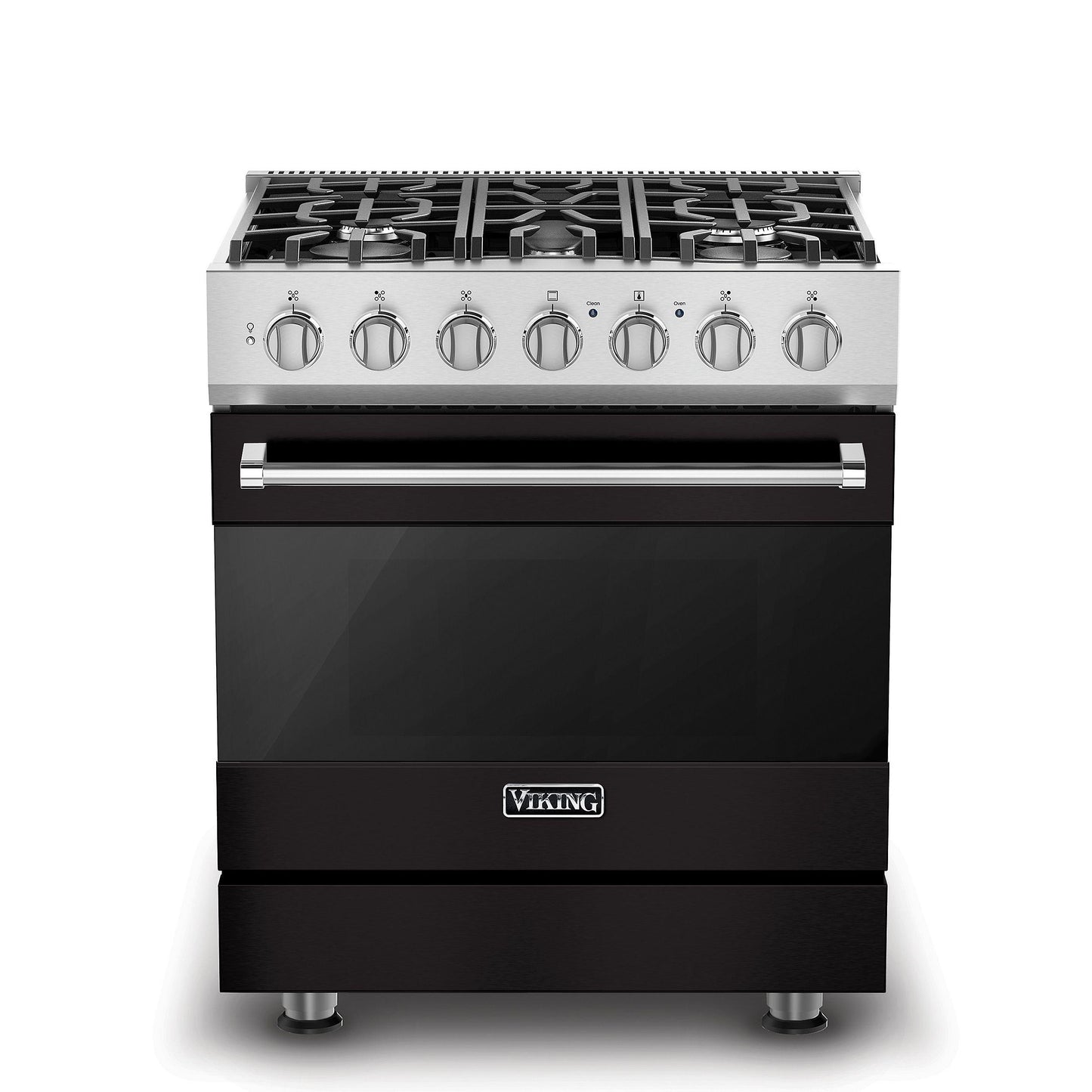 VIKING 30" Self-Cleaning Dual Fuel Range Viking 3 Series Black - RVDR33025BON