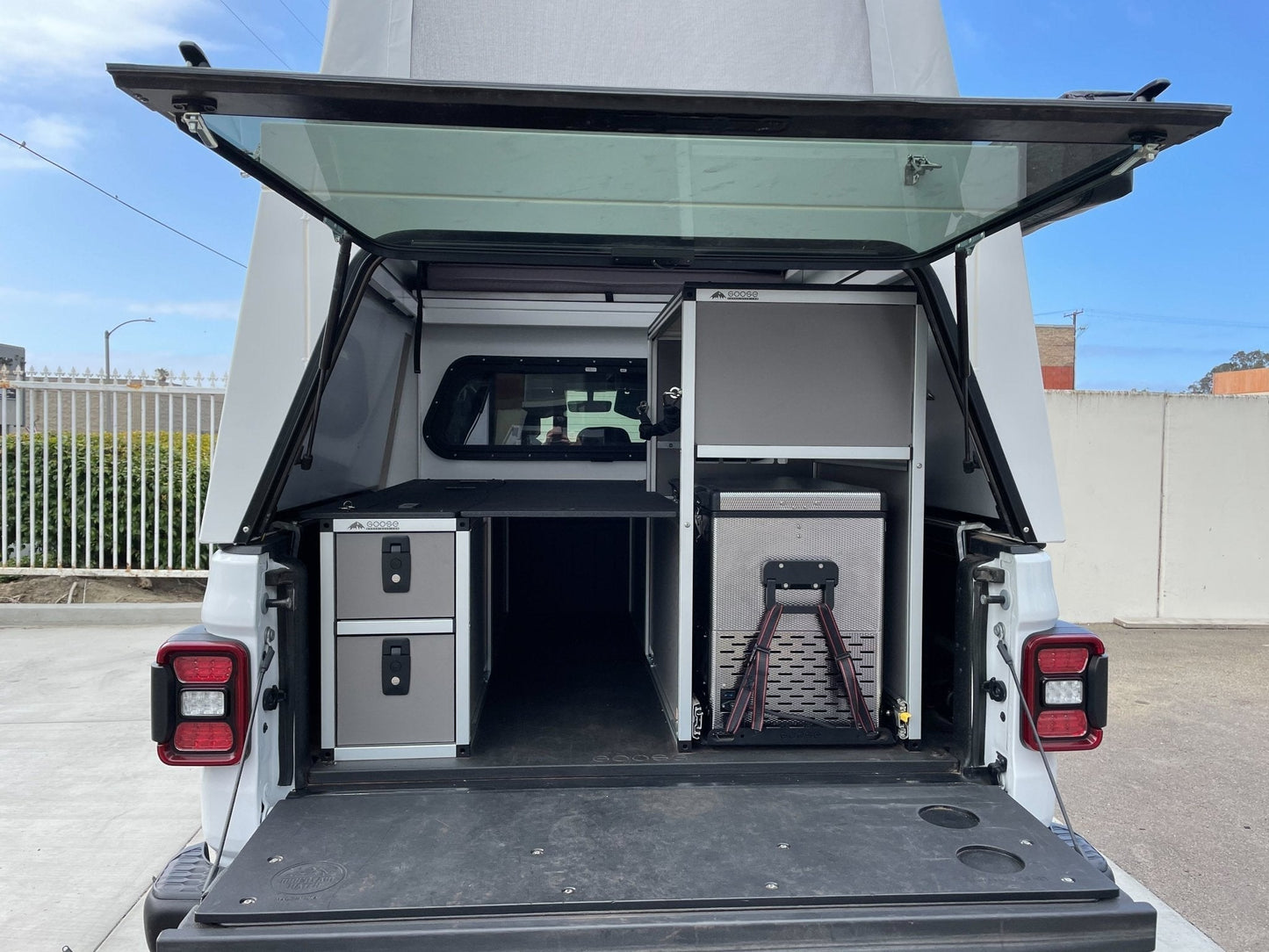 Goose Gear Camper System - Ford F150 2022-Present 14th Gen. - Camper Bed Plate System- 5'5" Bed - 6141-GGR-SH