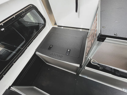 Goose Gear Camper System - Midsize Truck 6Ft Bed - Passenger Side Front Utility Module - 2789-GGR-SH