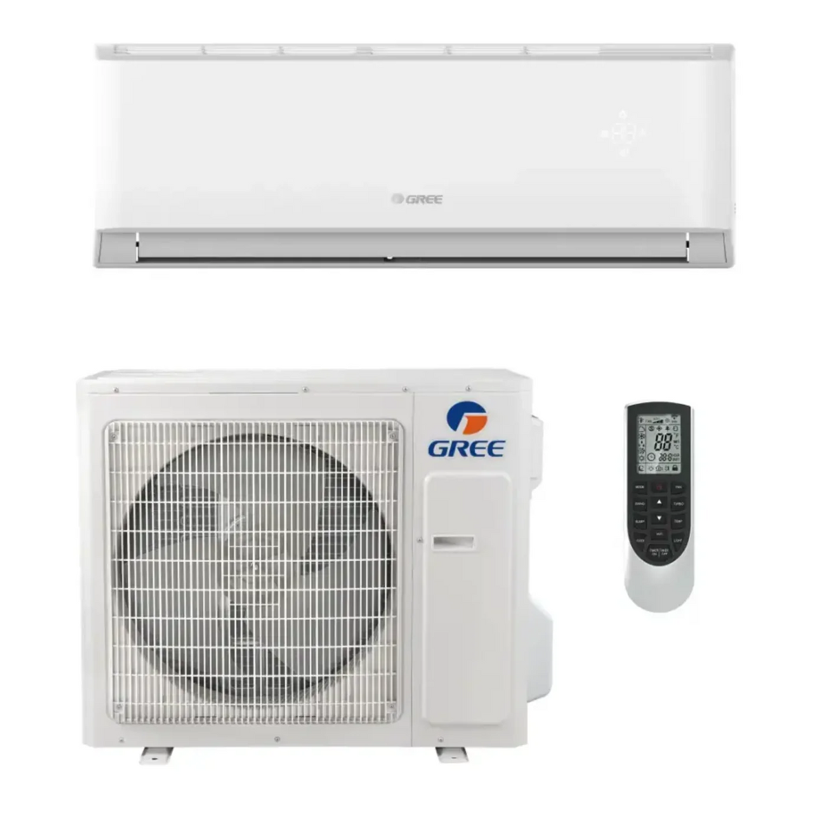 GREE Livo Gen4 9K BTU 19.5 SEER2 Wall Mount Mini-Split Single Zone Heat Pump - 4LIV09HP230V1A
