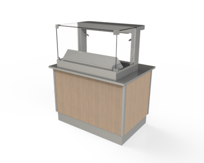 Vollrath 69722S-2-S 4-Series Signature Server Induction-Based Warming Equipment - 69722S-2-S