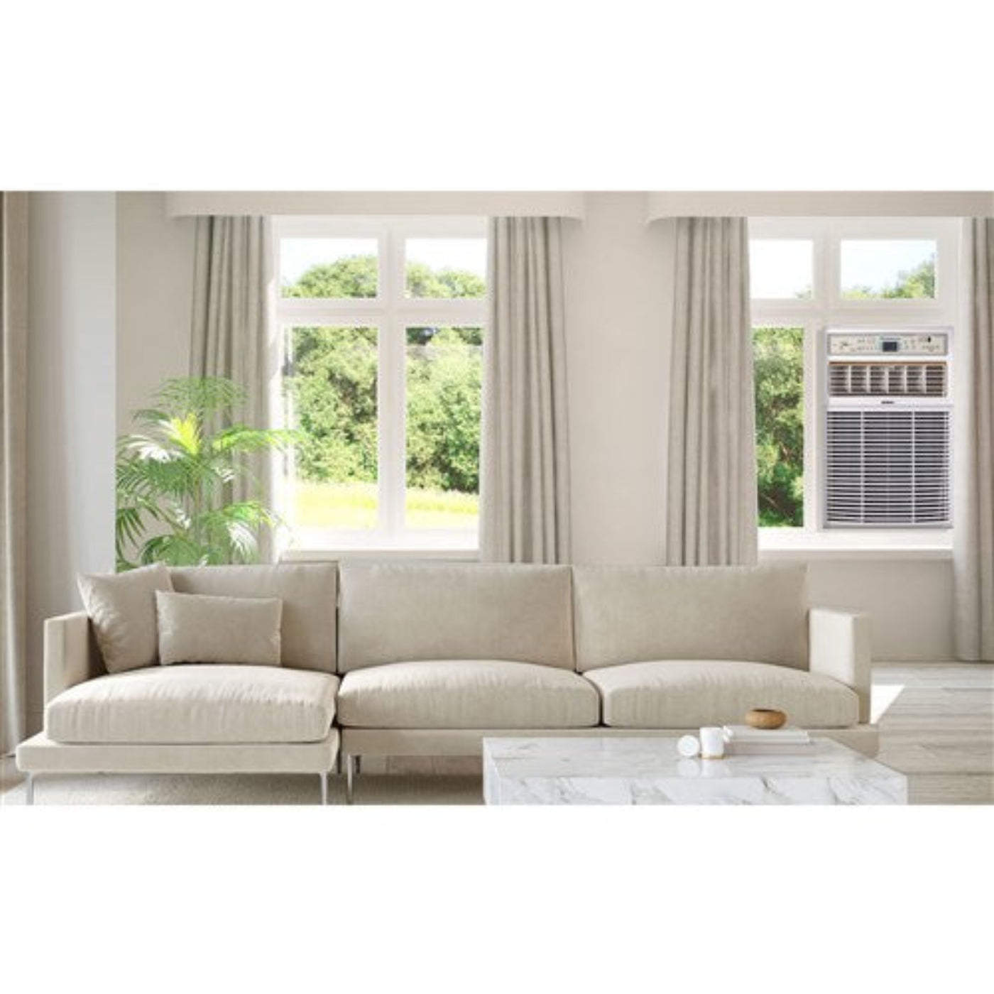 Keystone - 8,000 BTU Slider/Casement Window Air Conditioner, R32Slider/Casement - KSTSW08B