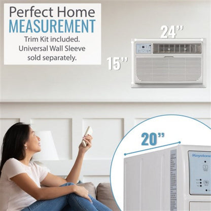 Keystone - 10000 BTU Through the Wall Air Conditioner, EStar, R32  -  KSTAT10-1D