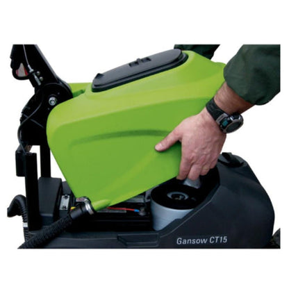 IPC Eagle CT15E Compact Electric 14" Auto Floor Scrubber w/ Brush - 4 Gallons - EAG-CT15E35