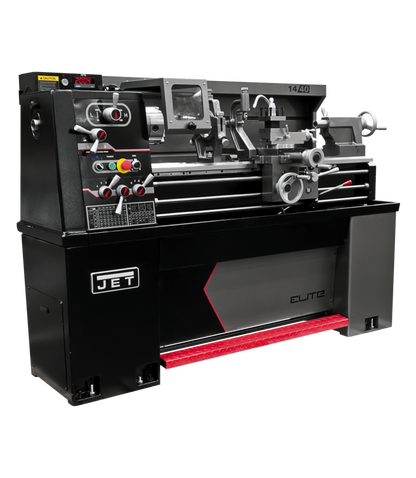 JET Elite Lathe E-1340VS with Newall DP700 DRO with Taper Attachment and Collet Closer - JT9-892422