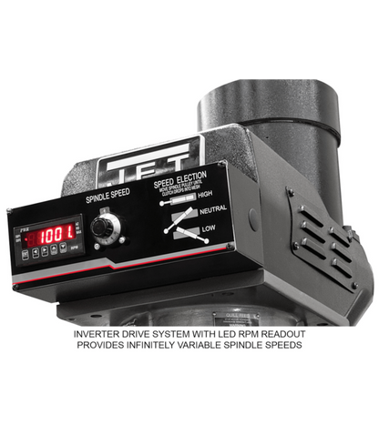 JET Elite ETM-949 Mill with 2-Axis Newall DP700 DRO and X-Axis JET Powerfeed - JT9-894152
