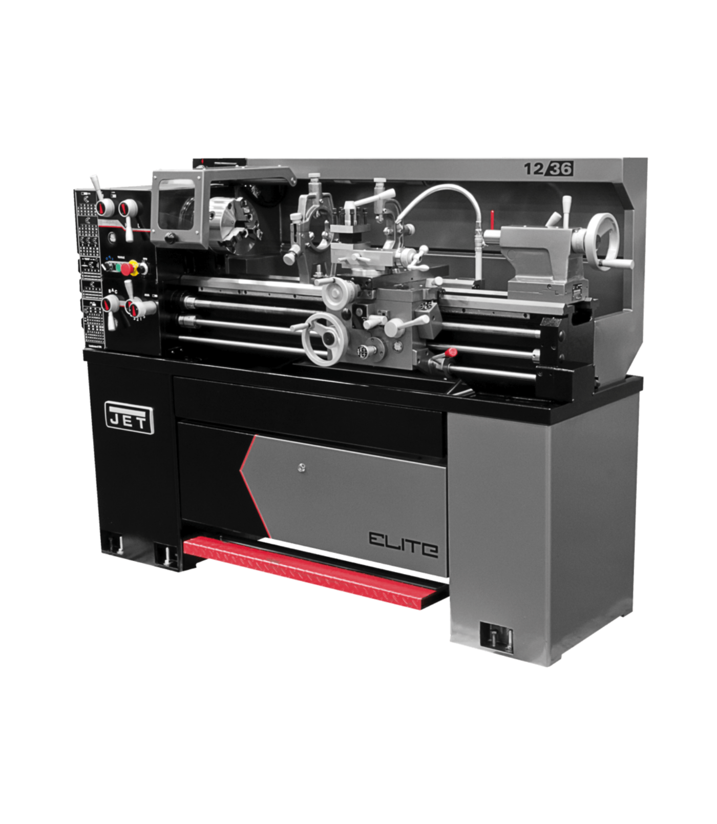 JET Elite Lathe E-1236VS with ACU-RITE 303 DRO with Taper Attachment - JT9-892312
