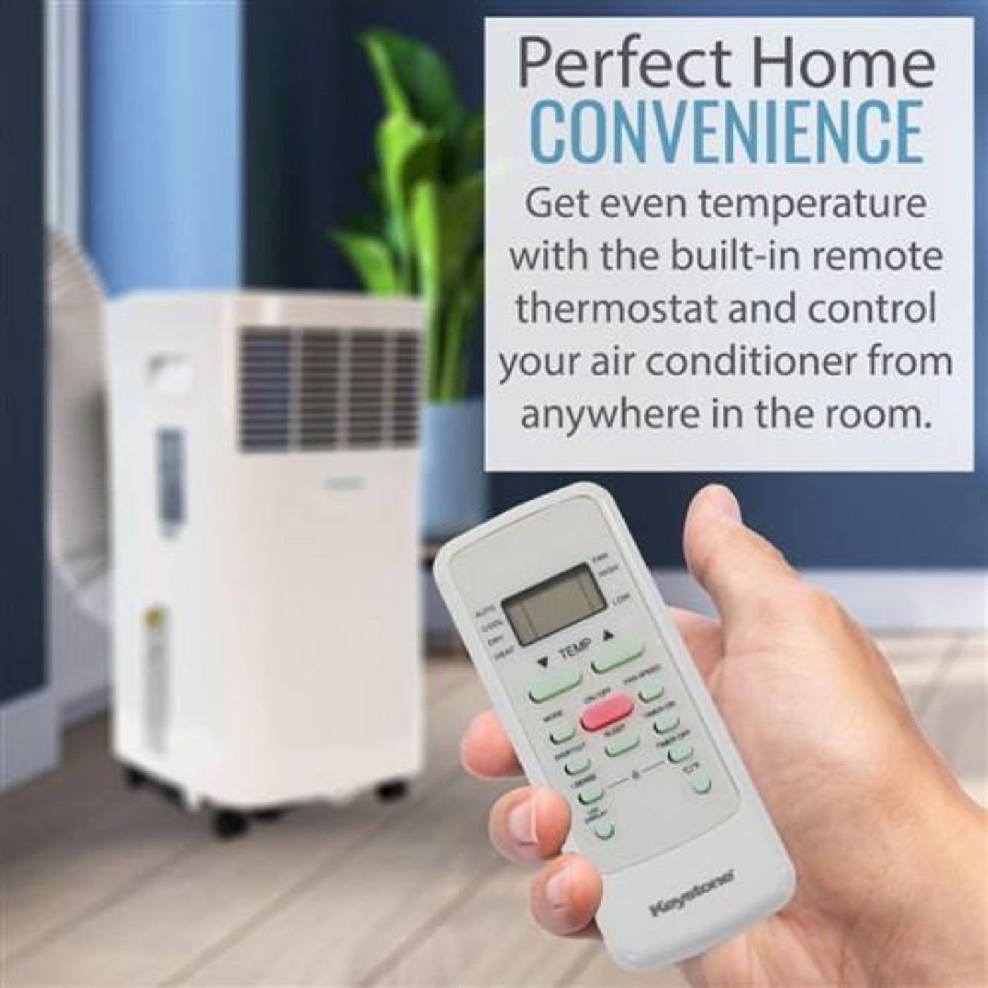 Keystone - 7000 BTU Portable Air Conditioner  -  KSTAP07PHA