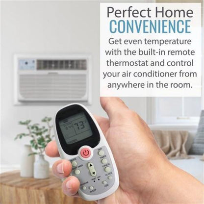 Keystone - 8,000 - 14,000 BTU Through the Wall Heat/Cool Air Conditioner - KSTAT08-1HC