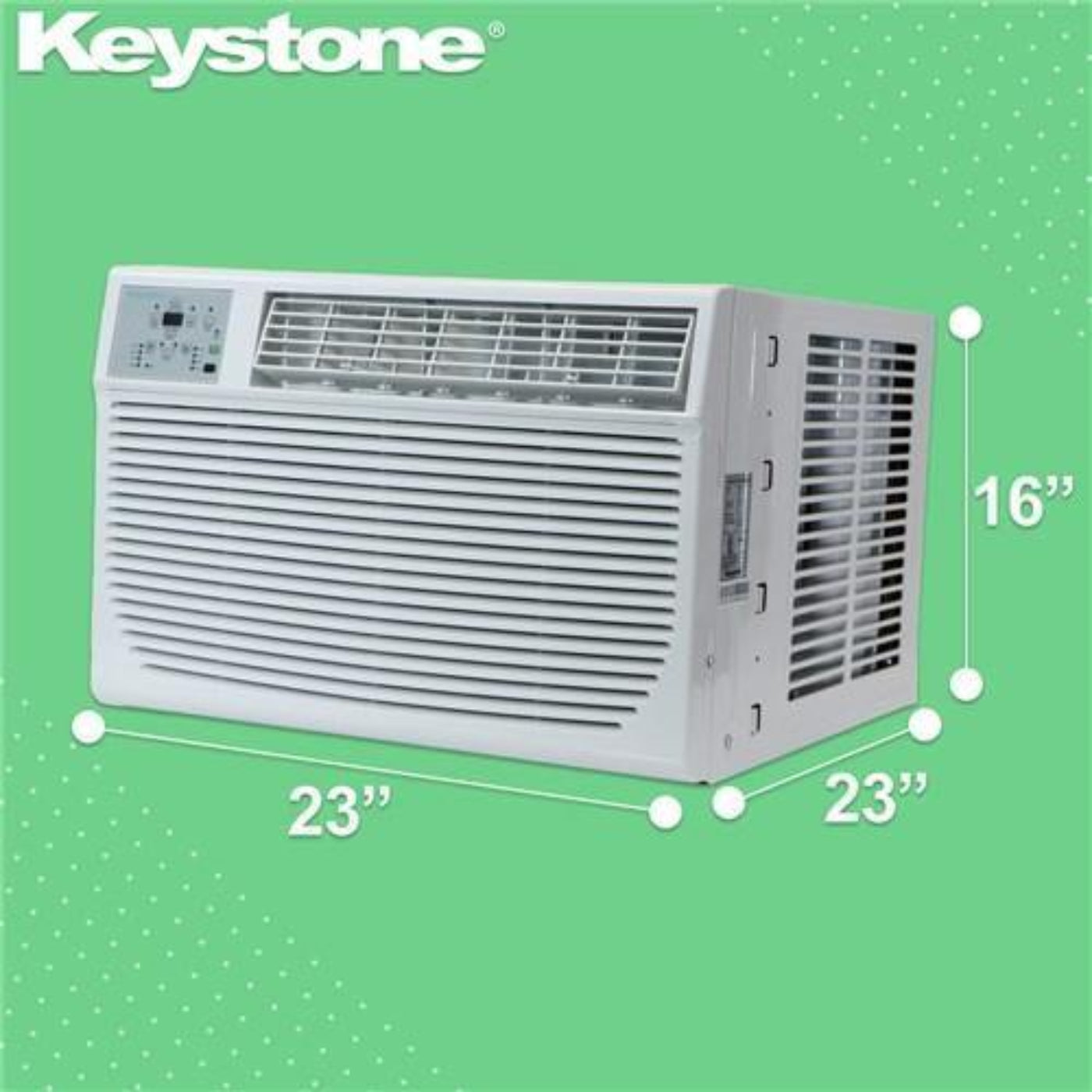 Keystone - 8,000 BTU Heat and Cool Window Air Conditioner  -  KSTHW08A