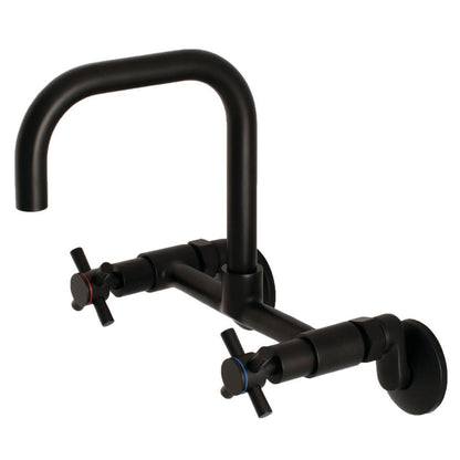 Kingston Brass Concord Two-Handle Wall-Mount Kitchen Faucet - KS413