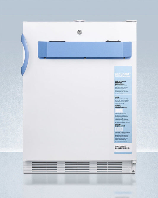 Accucold - 24" Wide Built-In All-Refrigerator, ADA Compliant - FF7LWBIMED2ADA