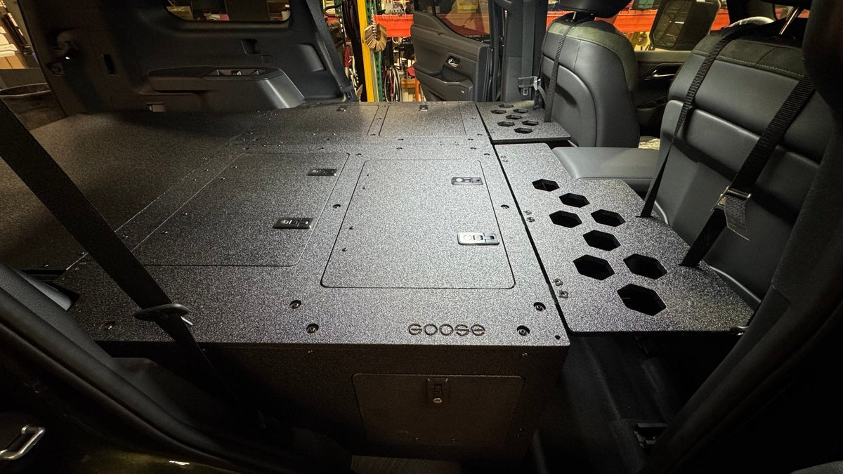 GOOSE GEAR Lexus - GX550 - 2024-Present - Explore Series - Seat Delete Plate System - Second Row - 10" Module Based - 1818-GGR-SH