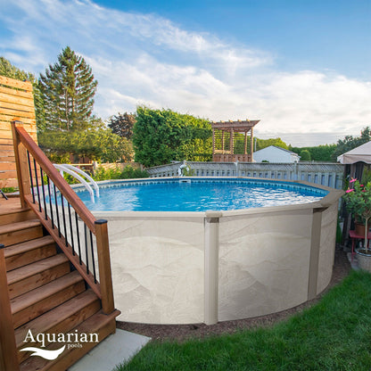 Aquarian Phoenix 18ft x 52in Above Ground Pool w/ Filter, Ladder, Liner, Skimmer - 109525
