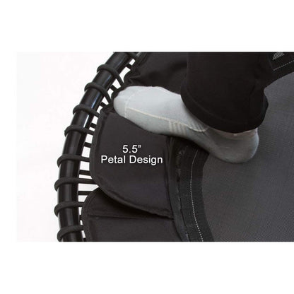 Disc-O-Bed JumpSport 250 Fitness Rebounder Mini Trampoline & Handle Bar Accessory, Black - 250098