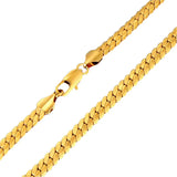 Mens Chain Necklace - Premium Gold-Stainless Steel Snake Chain