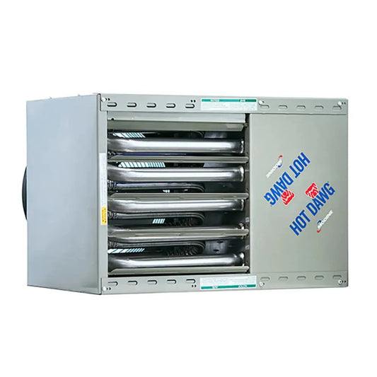 Modine Hot Dawg Garage Heater - 125K BTU/Direct Spark Ignition/LP/Single Stage w/Stainless Steel Heat Exchanger - HD125SS0121FBAN