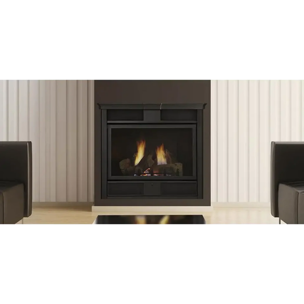 Monessen Symphony 32 Inch Traditional Millivolt Control Vent Free Gas Fireplace
