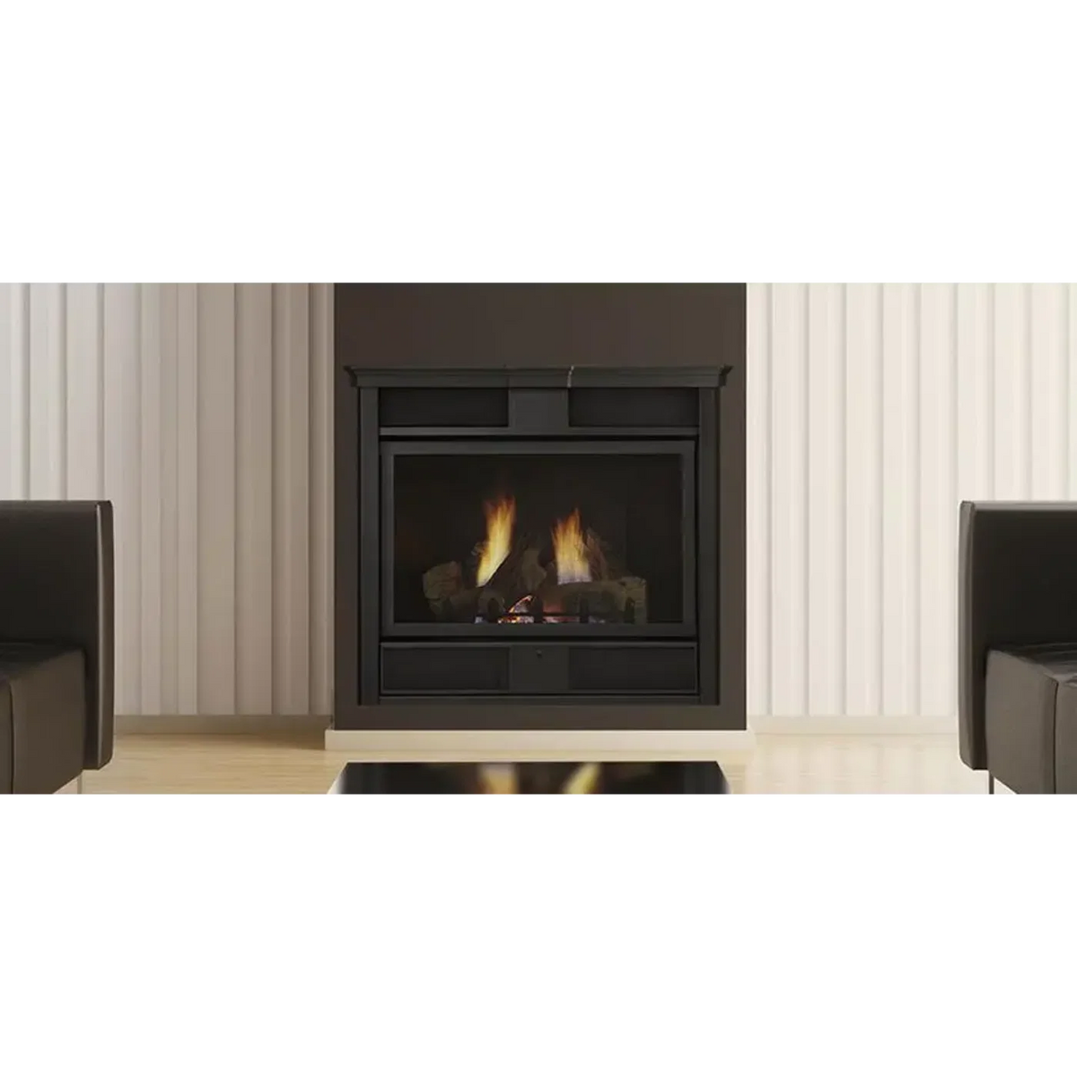 Monessen Symphony 32 Inch Traditional Millivolt Control Vent Free Gas Fireplace