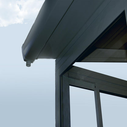 Palram - Canopia | SanRemo 10x14 ft Patio Enclosure - Gray/Clear - HG9064