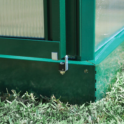 Palram - Canopia | Mythos Greenhouse Kit - 6 Ft Wide - Green With 4mm Twin-wall Polycarbonate Glazing - HG5005G