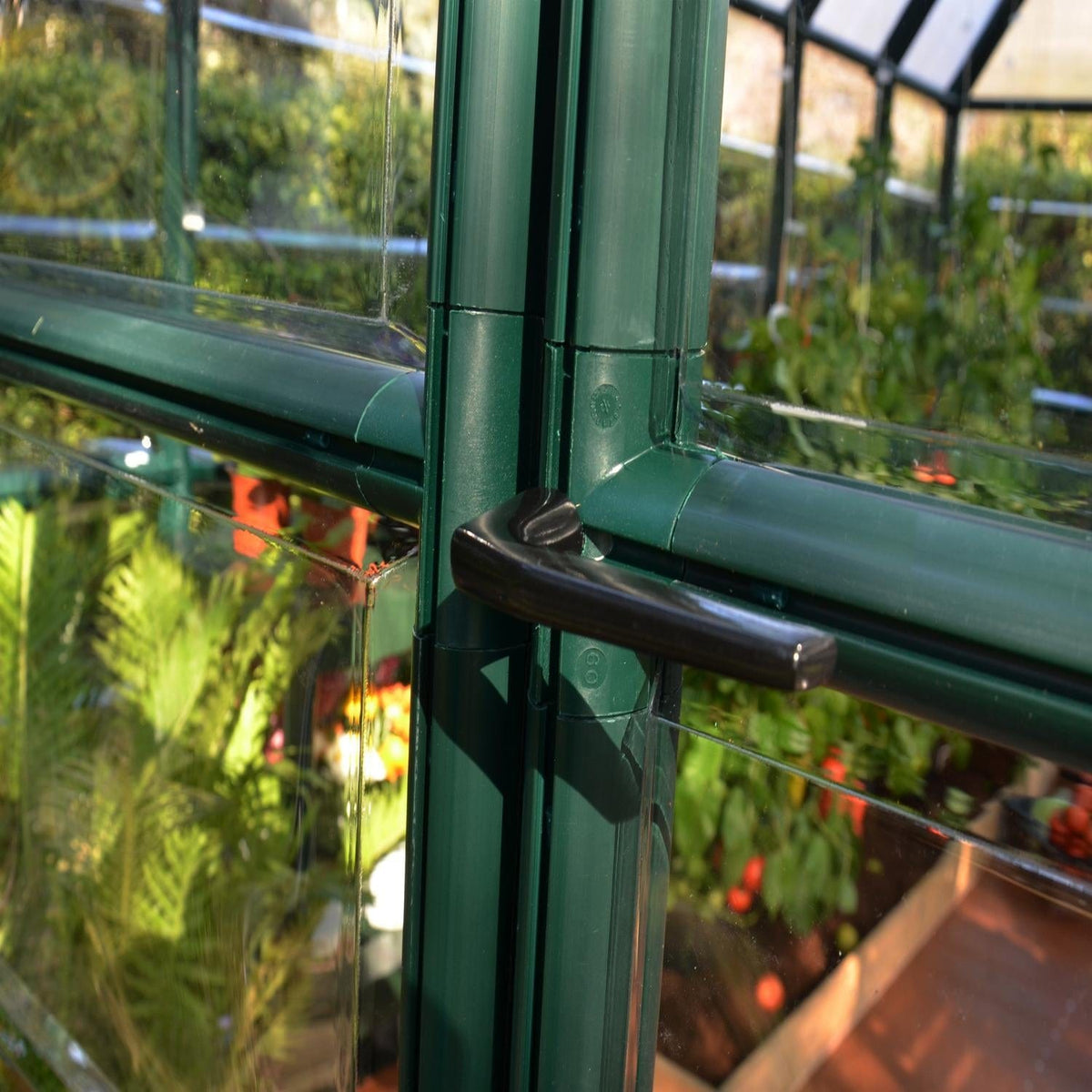 Palram - Canopia | Prestige 8x8 ft Clear Greenhouse Kit Package With 0.8mm Polycarbonate Glazing - HG7308C