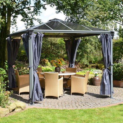 Palram - Canopia | Palermo and Milano Gazebo Curtain Set - 4 Piece - HG1055