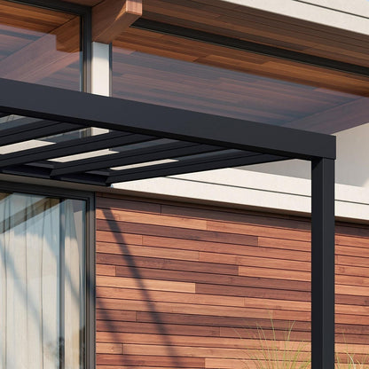 Palram - Canopia | Stockholm 11x19 ft Patio Cover - Gray/Clear - HG9459
