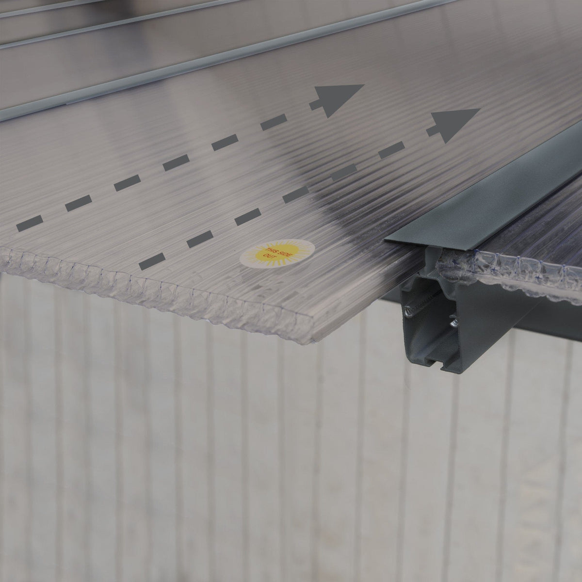 Palram - Canopia | Olympia Patio Cover - Gray - HG8810