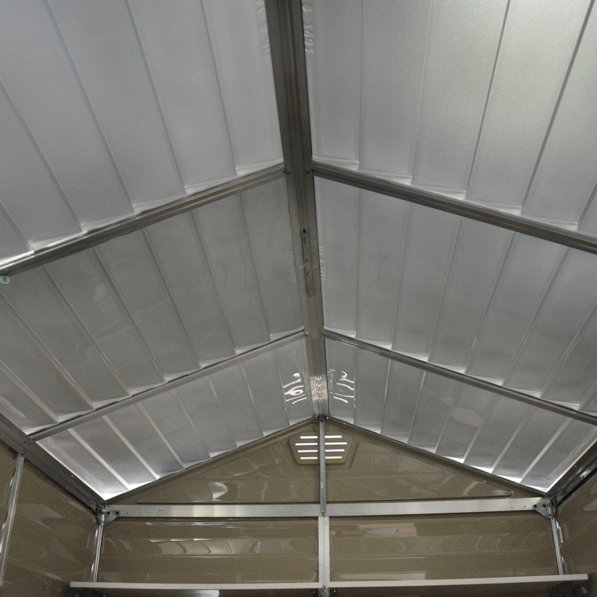 Palram - Canopia | SkyLight Polycarbonate Storage Shed - 6' Wide - HG9603T