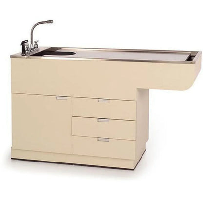 PETLIFT Omni Veterinary Exam Table & Storage Extended Top (Right-Side) Top Table - 58" x 24" - PL-TEC-400-58SS