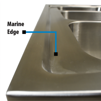 BK Resources DDI3-R5-1014 Compartment Sinks - DDI3-R5-1014