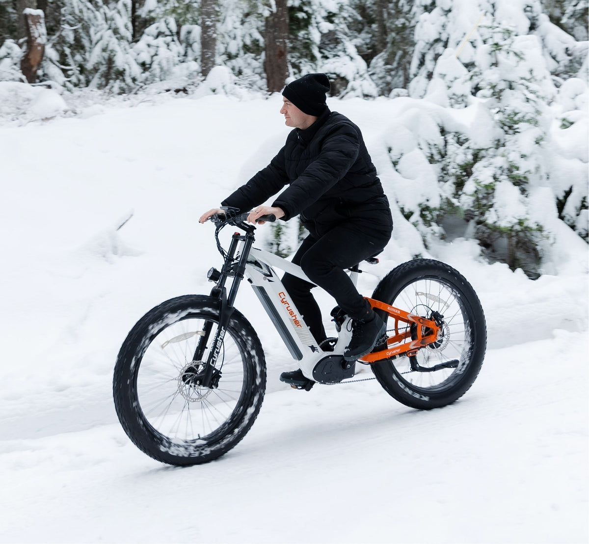 Cyrusher Ranger 1.0 Full-Suspension All-Terrain E-Bike - US-RNGR-GR