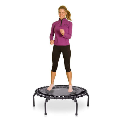 Disc-O-Bed JumpSport 350 Indoor 39-Inch Mini Trampoline and Handle Bar Accessory, Black - 250101