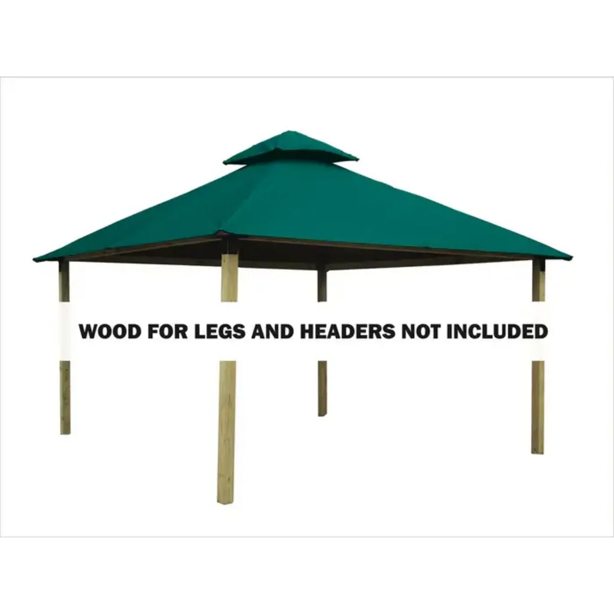 GREE Riverstone Industries ACACIA AGK12-SD 12 sq. ft. Gazebo Roof Framing And Mounting Kit with Sundura Canopy