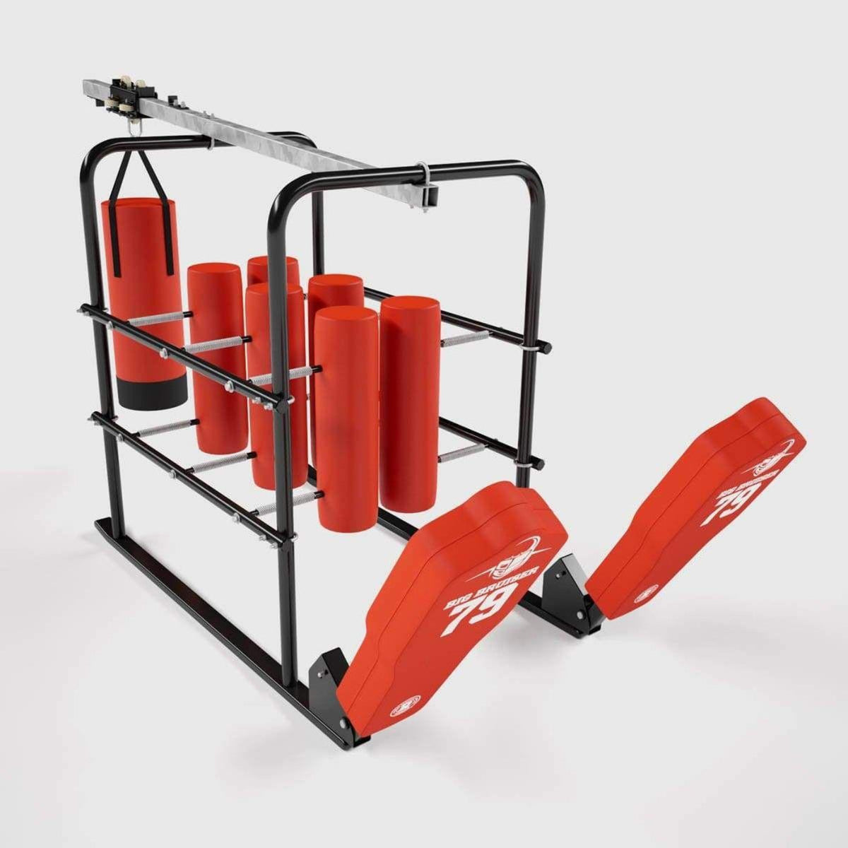 Rogers 6-Pad PowerBlast w/ PowerLine Sled & Hanging Dummy - 411520