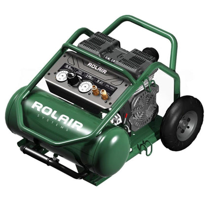 Rolair 5 Gal 2HP 5 CFM 2-Stage 175 PSI Electric Wheeled Compressor - FCOL22LS6