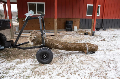 MotoAlliance Impact Implements Log Hauler 1500 Lbs Capacity with Manual Winch New - IP4424