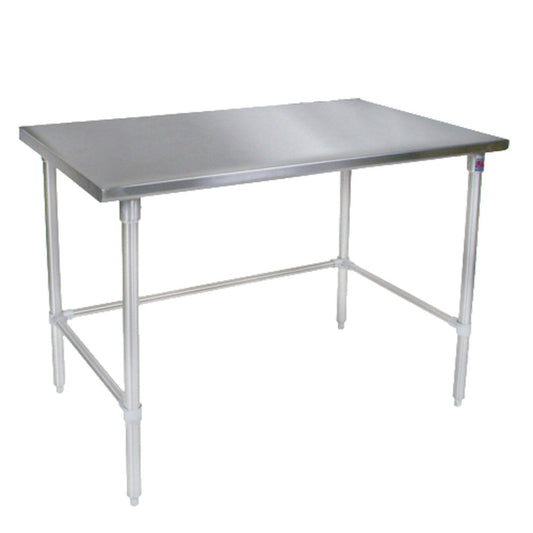 John Boos ST6-3660GBK 60" W x 36" D Work Table, Stainless Steel Top - JBST63660GBK