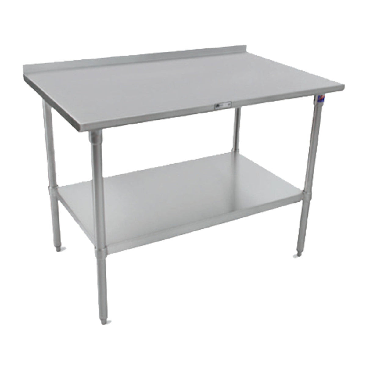 John Boos ST6R1.5-3648SSK Stainless Steel 48" W x 36" D Work Table - JBST6R153648SSK
