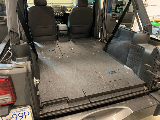 GOOSE GEAR Stealth Sleep Package for Jeep Wrangler JKU 4 Door - 1138-GGR-SH
