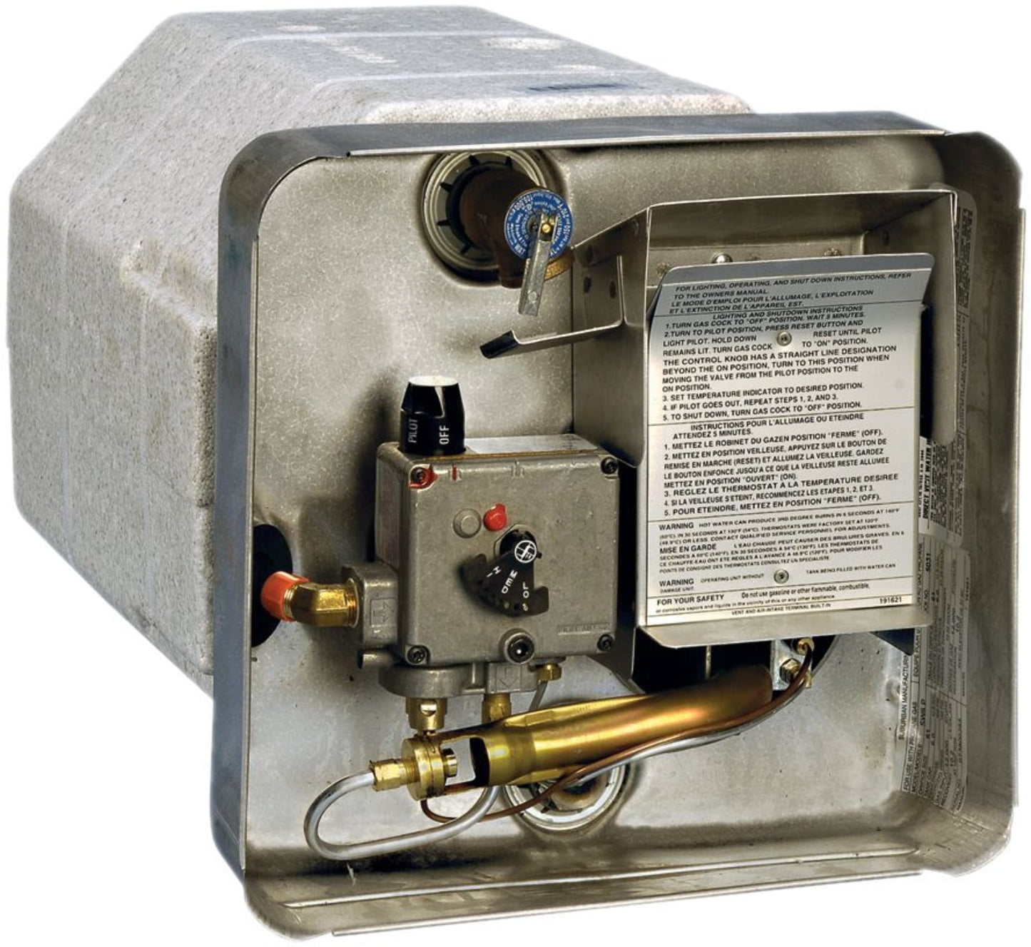 Suburban LP Water Heater Model Number SW10P 5122A - S6U5122A