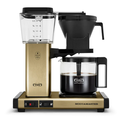 Moccamaster KBGV Select 10-Cup Coffee Maker in Brushed Brass - 53936