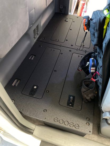 GOOSE GEAR Toyota Tacoma 2005-2015 2nd Gen. Access Cab - Second Row Seat Delete Plate System - 1783-GGR-SH