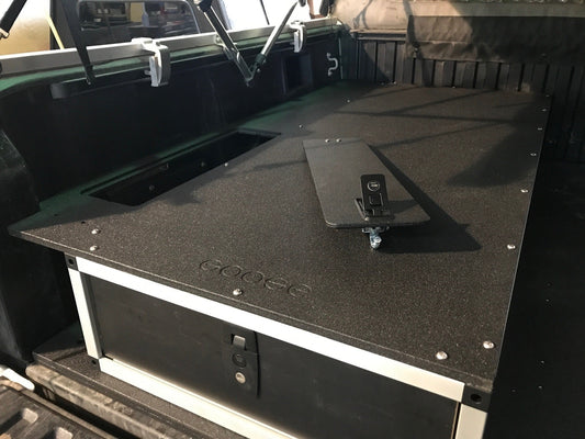 GOOSE GEAR Toyota Tacoma 2005-2023 2nd and 3rd Gen. - Truck Bed Single Drawer Module - Top Plates - 2499-GGR-SH