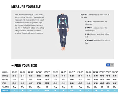 Zeagle Bare 7mm Evoke Full Wetsuit - WET311 08PLS-AQU