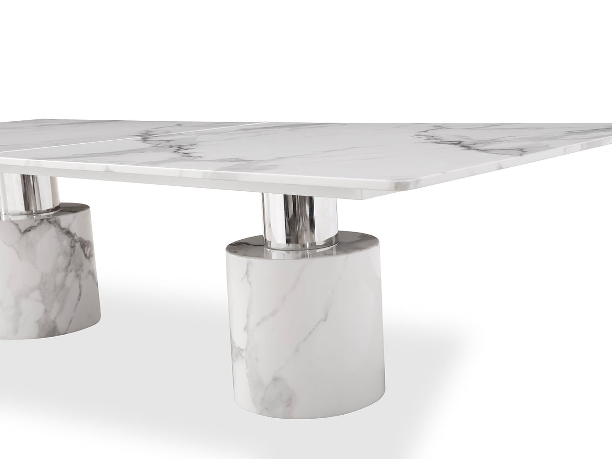 Whiteline Modern Living Geneva Dining Table - DT1640